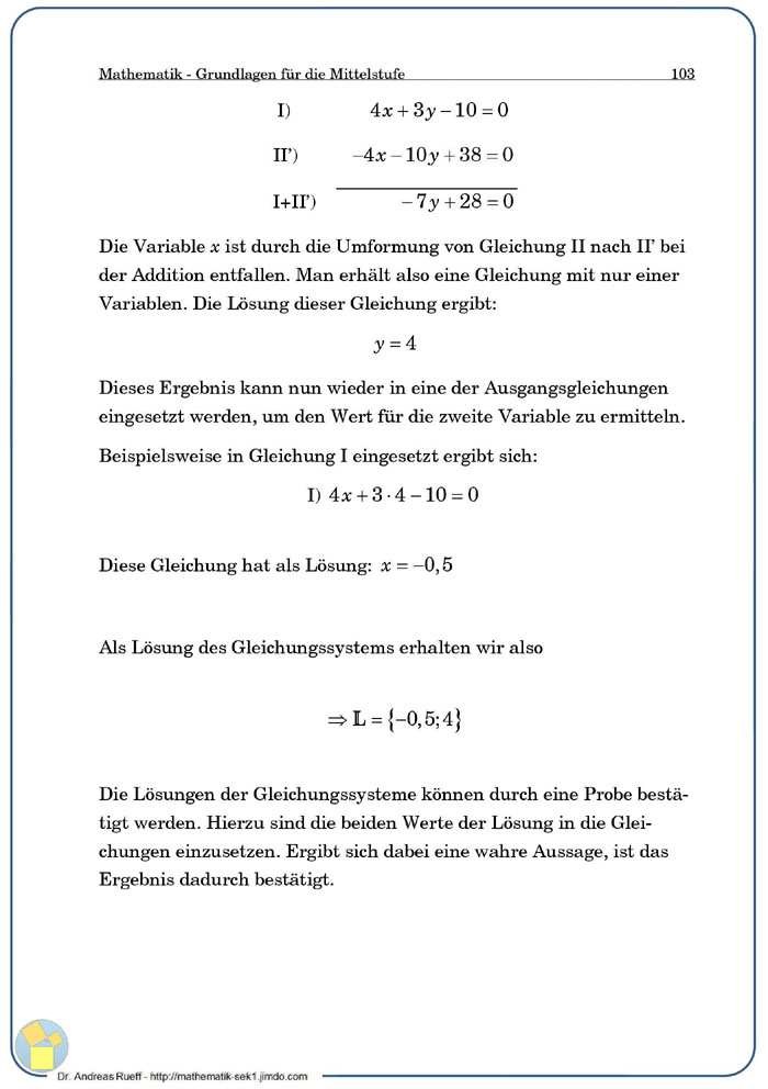 Additionsverfahren (2)